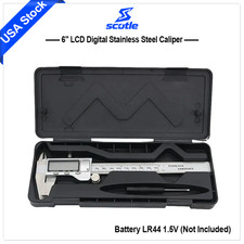 150mm 6" Digital Caliper Vernier Micrometer Electronic Measuring Ruler