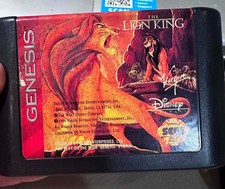 Sega Genesis Game Cartridge only The Lion King Tested Working
