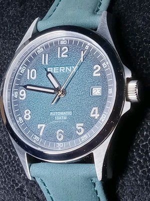 AM7110VM High Beat ST2130 Sapphire SS Super-LumiNova Green Fume Dial Pilot Watch