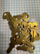 CHOICE OF (1)  ORIGINAL "CHICAGO" DOUBLE SIDED KEY FROM LIST - 2400 SERIES.