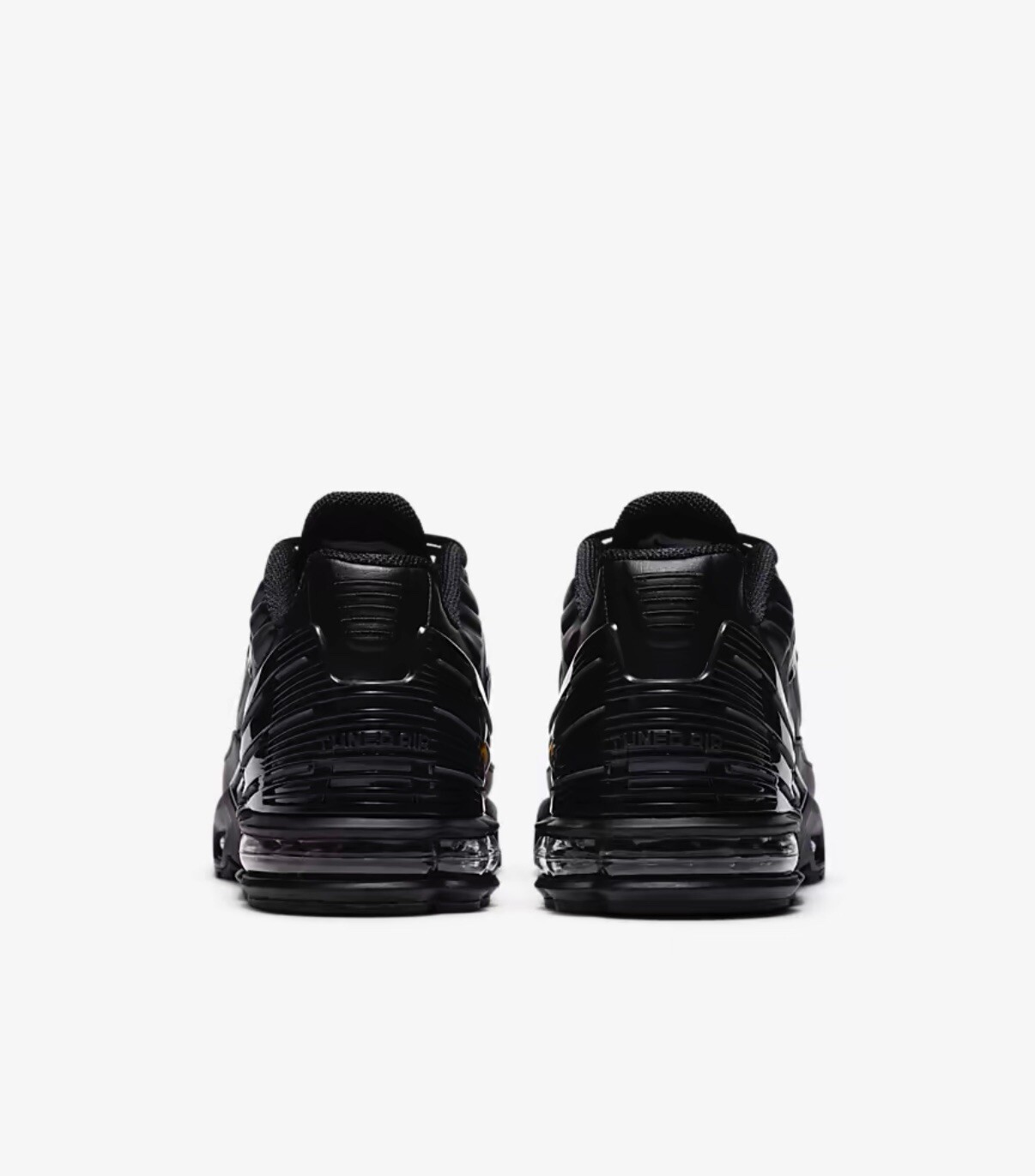 EXCLUSIVE NIKE AIR MAX PLUS 3 LEATHER TN TUNED, TN, BLACK, UK SIZE 9.5 image 5
