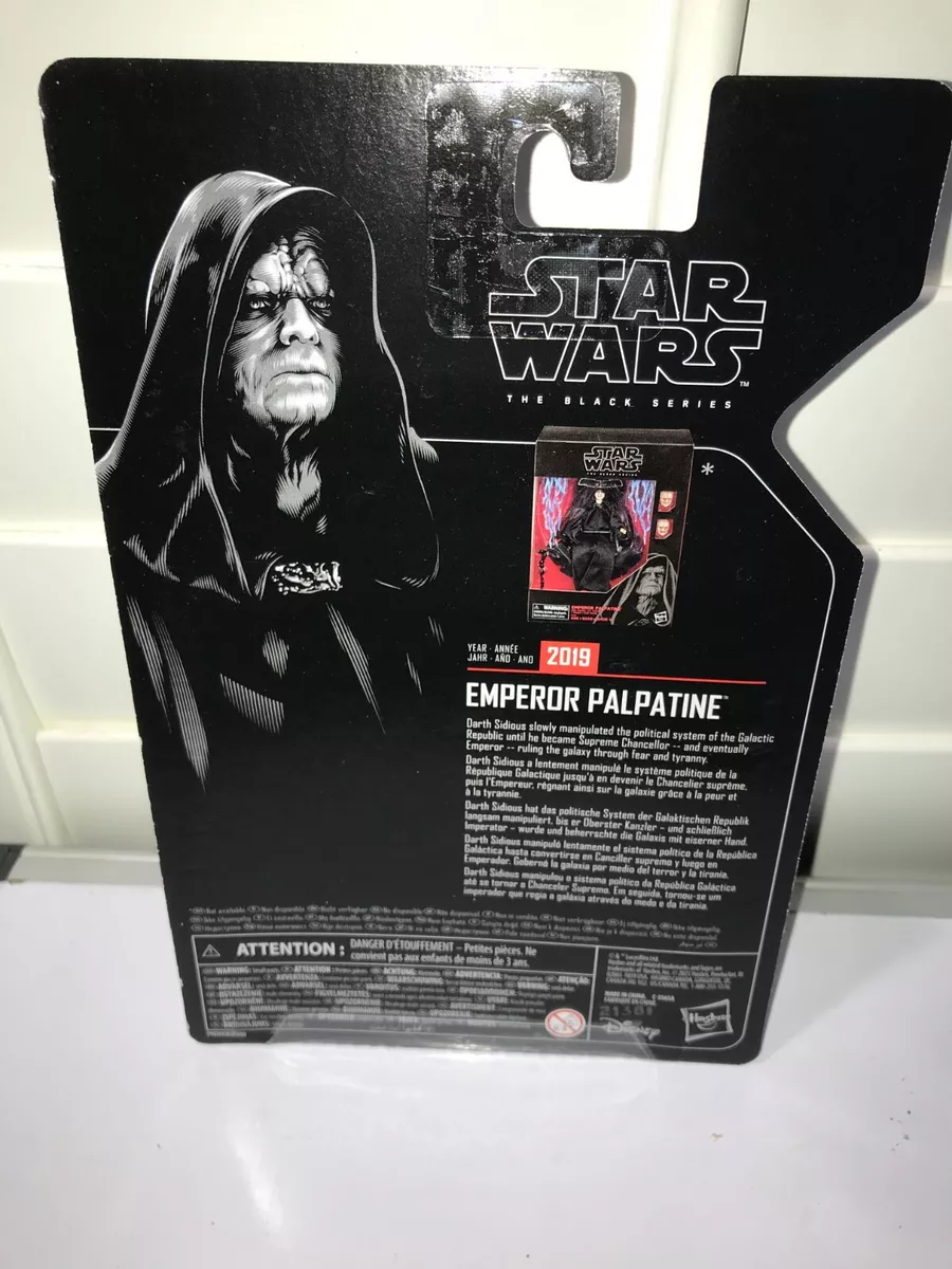 Black series hotsell palpatine 2019