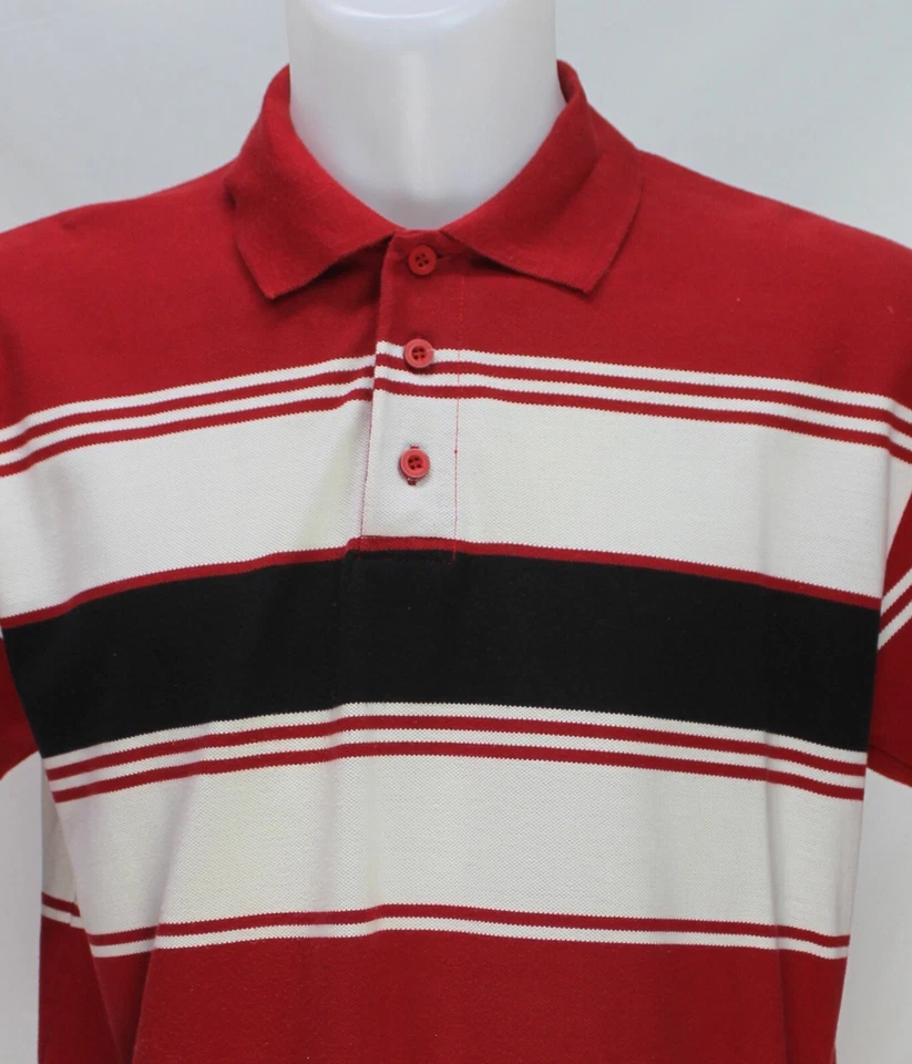 Walnut Creek Men's Polo Shirt Short Sleeve Stripes Multicolor Size L - Image 2 of 4