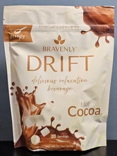 Bravenly Global Drift Hot Cocoa Delicious Relaxation Beverage - New! Exp 11/2026