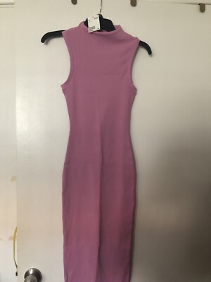 H&M Purple Bodycon Dress Size 6 New | eBay