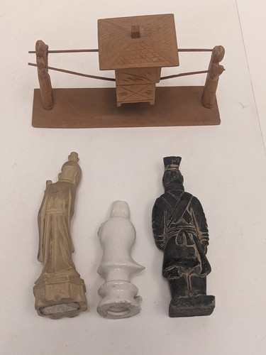 Sammlerstück Souvenir chinesische japanische asiatische Limousine Stuhlbox Figur Vase Geschenk - Bild 5 von 24