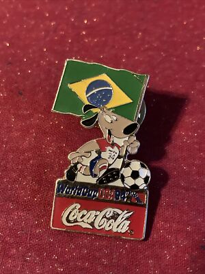Coca-Cola FIFA ワールドカップ 記念カップ フラッグ ブラジル代表 Vintage World Cup USA 94 Brazil Flag Coca-Cola Pin | eBay
