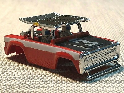AURORA Original Red Ford Baja Bronco AFX HO SLOT CAR BODY - New Old Stock