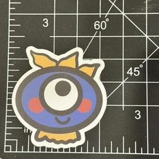 One Eyed Blue Monster Matte - Vinyl Decal Sticker Bomb Skateboard Hip Cool Wild