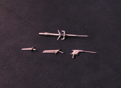 1:48 Scale World MINI48 55 Pitots and antennas for MIG-25RBT  ICM  Model Kit