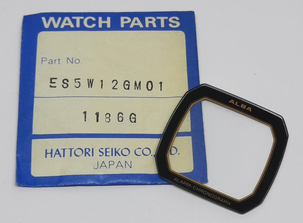 Genuine NOS Seiko ES5W12GM01 Crystal for Seiko Alba Y950-5060 image 2