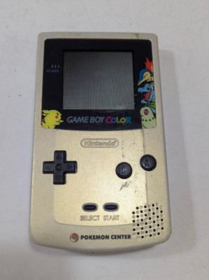 Nintendo Gameboy Color Gold and Silver Edition Pokemon Center Limited ...