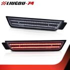 Fit For 10-15 Chevy Camaro Rear Fender Led Side Marker Light Lamp Smoke Lens New