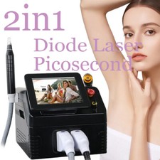2-in-1 Laser Hair Removal 808nm  Picosecond Tattoo Removal Skin Treatment