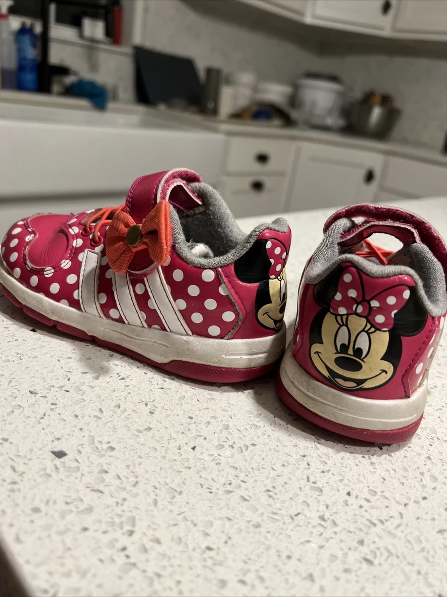 Galleta semestre Aplicable Adidas Minnie Mouse Toddler Shoes Size 8 | eBay