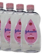 LOT/PACK OF 3 Johnson's Baby Pure Mineral Baby Oil Mildness 20 Fl Oz     d7