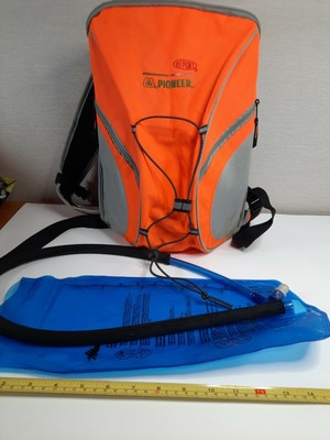 orange hydration pack