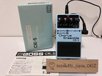Boss CE-5 Chorus Ensemble Guitar Effects Pedal No adapter Free Ship From Japan