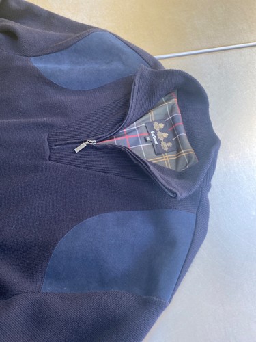 Barbour Storm Mens XXL 50in Blue Waterproof Merino Wool Lined Jumper Top - Picture 4 of 16