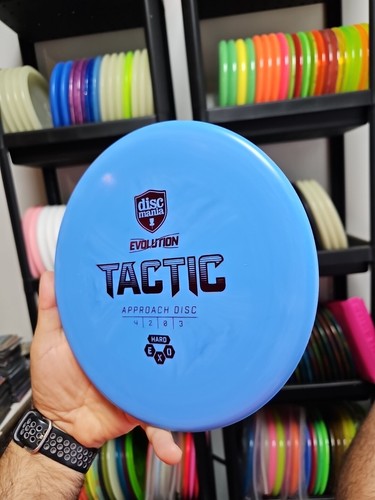 Discmania Discs Exo Hard Tactic Blue 173g Evolution Disc Golf Approach - Picture 3 of 3