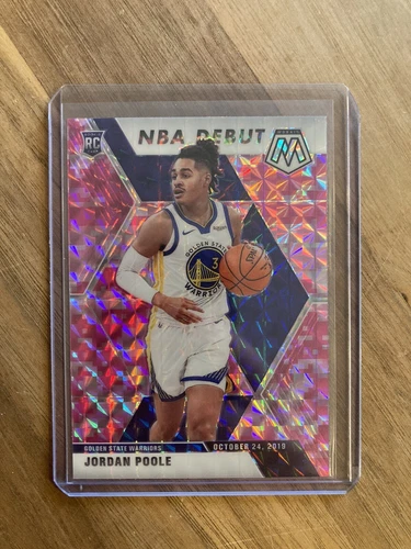JORDAN POOLE - RoOkiE - 2019 Mosaic #261 - CAMO PINK PRIZM - Wizards