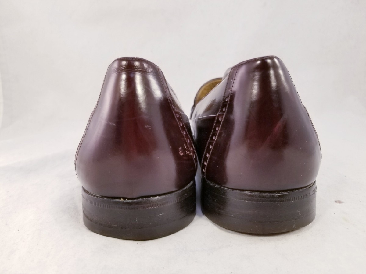 ? Bally Men’s Loafers Burgundy Italian Leather Bally Loafers Mens 8.5M Logan Burgundy Leather Slip On  main image 2