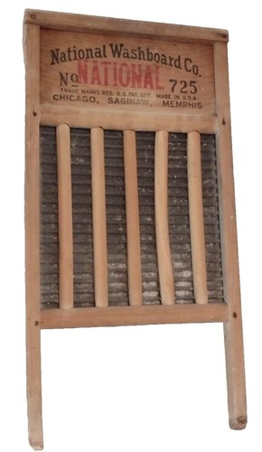 ウォッシュボード ANTIQUE GLASS LAUNDRY WASHBOARD No 2030? | eBay