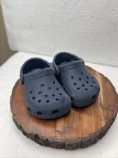 Crocs Blue Classic Clog Slip-onSandal Shoes Toddler Size 4