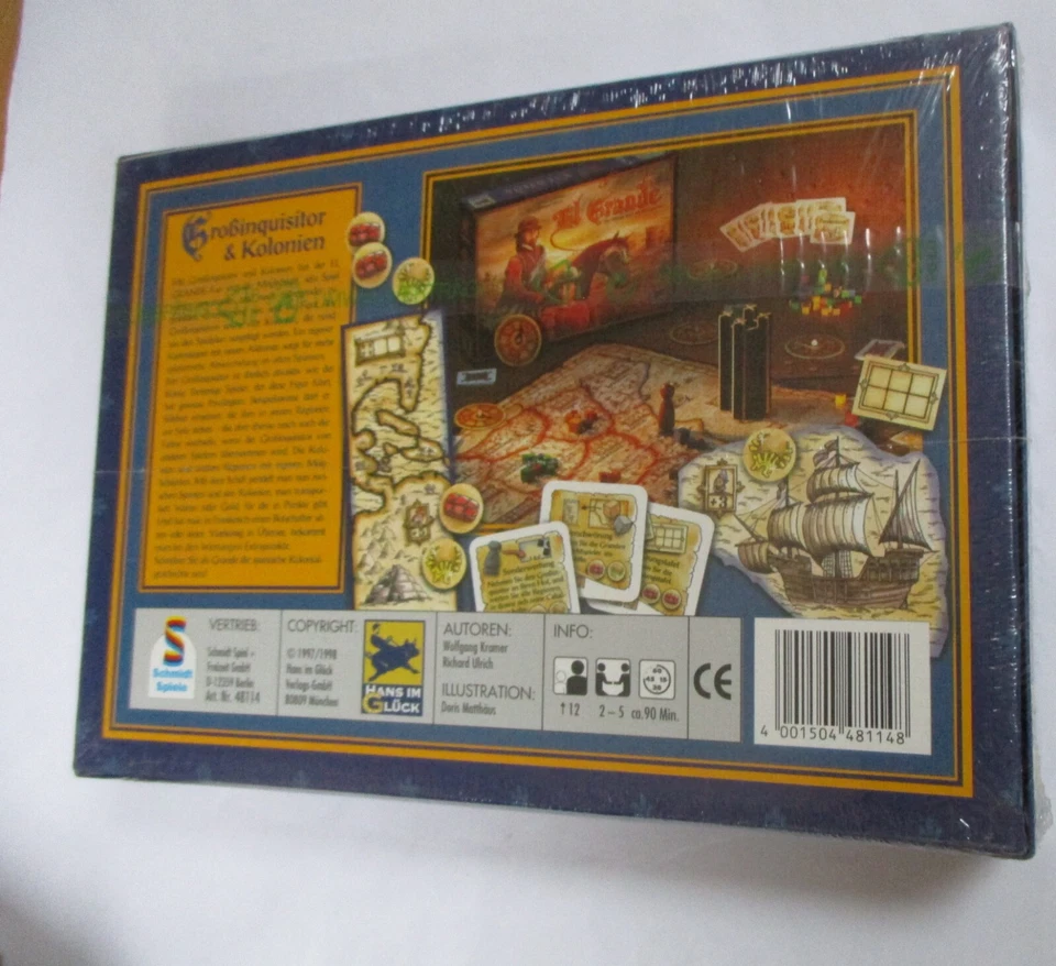 HANS IM GLÜCK 48114 Brettspiel Erweiterung El Grande: Großinquisitor & Kolonien - Bild 2 von 2