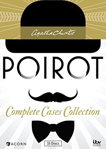 Agatha Christie's Poirot: Complete Cases Collection (DVD, 2014, 33-Disc Set) - Picture 1 of 1