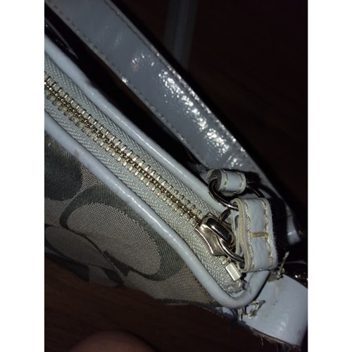 Coach Signature Umhängetasche Handtasche Schultertasche Grau - Bild 7 von 11