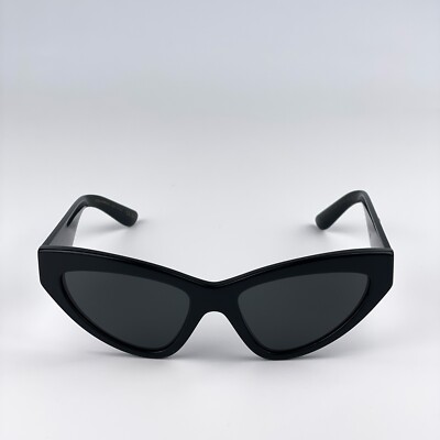D&G Women AUTHENTIC Sunglasses Black Dark Grey Cat Eye  display picture 2