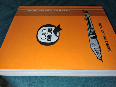 1966 FORD & MERCURY FULL-SIZE CAR SHOP MANUAL / N.O.S. ORIGINAL