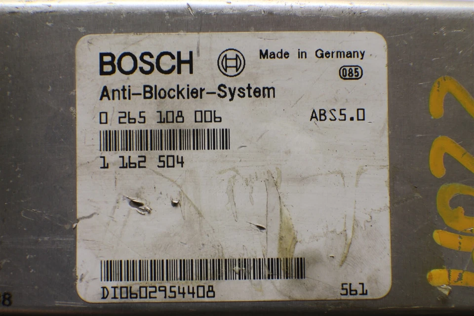 1162504 BMW-525i 1994-1995 ABS sistema de frenagem módulo 9G4 100 B2 - Imagem 4 de 4