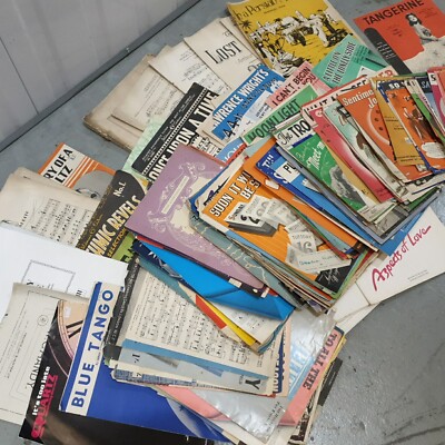 150+ Vintage Noten Lot Bing Crosby Jimmy Leach Sinatra & lädt mehr!