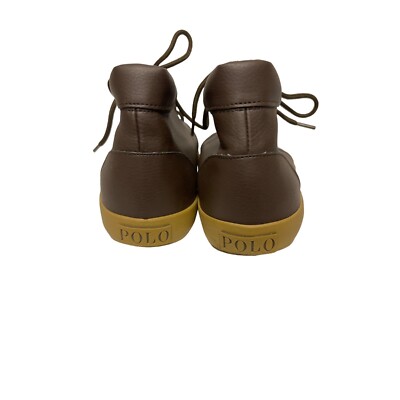 Polo Ralph Lauren Collin Mid Brown Lace Up Chukka Boot Boys  display picture 3
