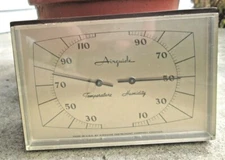 VTG Desk Top Airguide Instrument Co. Temperature Humidity Weather Station USA