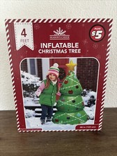 CHRISTMAS TREE AIRBLOWN INFLATABLE 4FT TALL Seasons Cheer NEW.