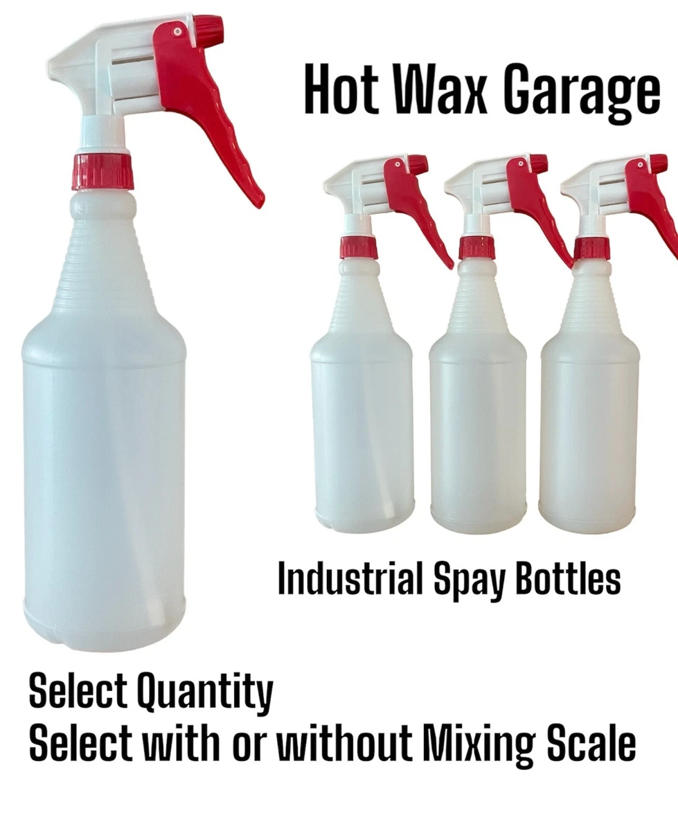 3 Heavy Duty Industrial Chemical Resistant Spray Sprayer bottles 32oz