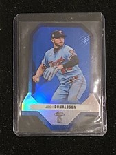 Josh Donaldson 2021 Topps Chrome Ben Baller Diamond Die Cut Blue Refractor /75
