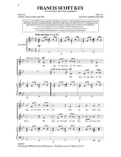 Francis Scott Key 2-Part J. Paul Williams