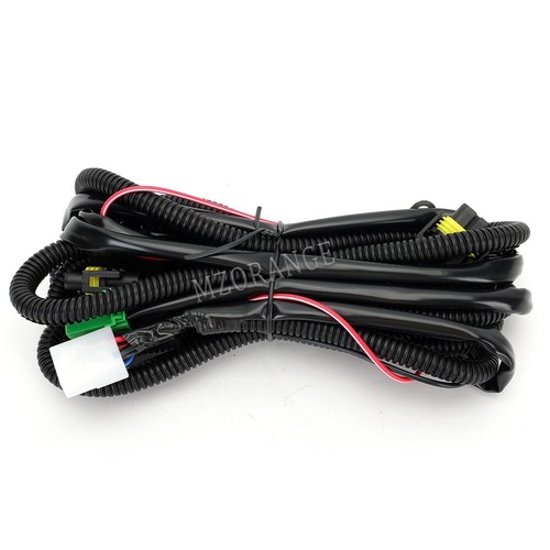 H11 Fog Light Lamp Wiring Kit For Ford Toyota Nissan Infinite Mitsubishi Lexus - Picture 3 of 12