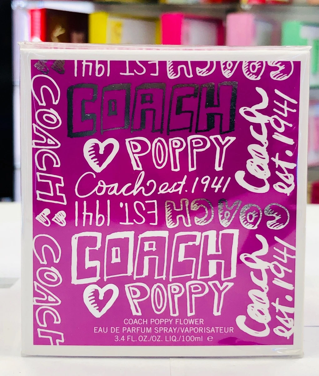 Coach Poppy Flower Eau De Parfum Discontinued Fragrance 3.4 oz