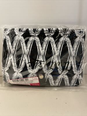 NEW!! Thirty One 31 Double Up Crossbody In Black Links Purse Bag