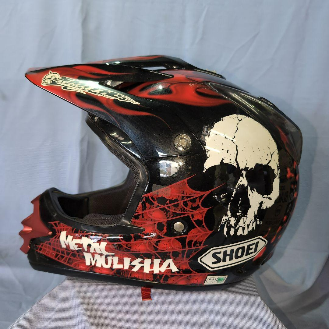 SHOEI VFX-DT METAL MALISHA TC-1 Full Helmet (RED/BLACK) Size M