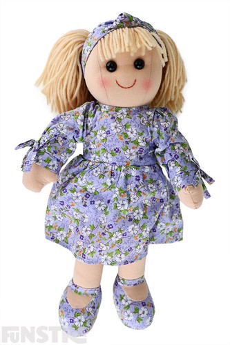 Hopscotch Collectibles Lily Doll | Rag Doll Plush Soft Toy 35cm | Rag Dolls - Picture 2 of 2