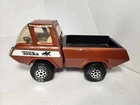 Vintage 70's Tonka Pickup Toy Rodeo Truck Horses Burnt Orange