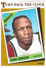 Frank Robinson 1986 Topps Turn Back The Clock #404 Orioles