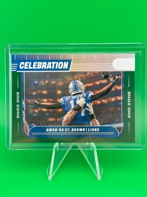 2024 Score Football AMON-RA ST. BROWN First Down #3/6 Celebration C-ASB