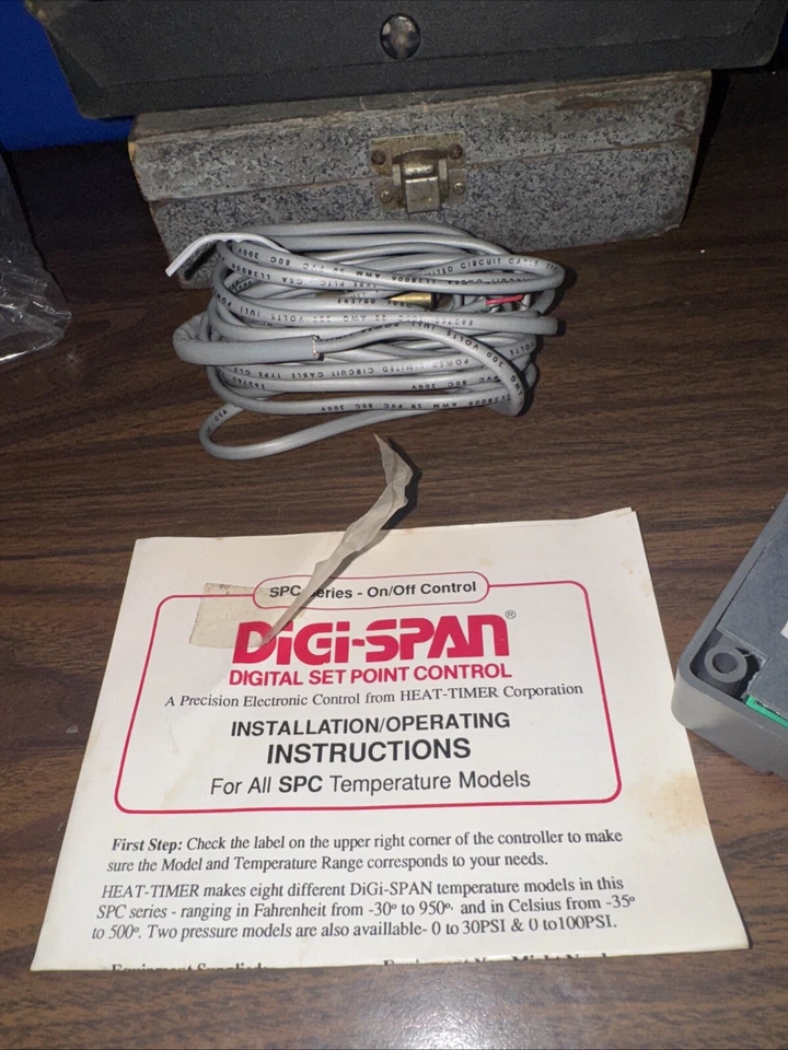 Digi Span SPC250T Digital Setpoint Control Temperature Sensor New Old Stock  T5 - Image 3 of 4